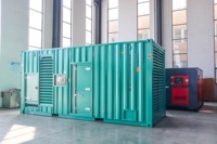 Genset-generador diésel de la serie Cuminss, conjunto de rango de potencia 30 40 50 60 80 100 125 150 200 250 300 KVA, contenedor en venta