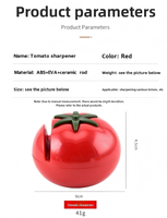 Aiguiseur de couteaux créatif 1 étape, mini et compact, base antidérapante, durable, écologique, grain fin pour couteaux à fruits et légumes