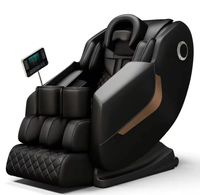 Silla de Masaje Shiatsu Moderna YS-C06 con Estilo AI, Terapia de Gravedad Cero 4D para Todo el Cuerpo, Calor, Tacto, Plegable, Cuero PU, HiFi, Bluetooth