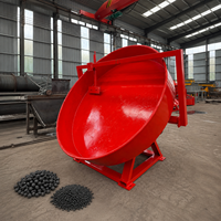 Machine de granulation d'engrais organique MINGDA YP600, granulateur à disques pour poudre minérale, 0,3-5 tonnes/h, pour engrais à base de fumier animal