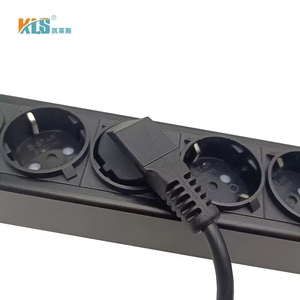 Kls OEM/ODM Đức Đen Hợp Kim Nhôm Bs1363 Ổ Cắm Cắm 200-240V 16A Phân Phối Điện Đơn Vị Pdu Cho Mạng Tủ - Product Image 2