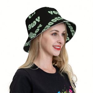 Sombrero de pescador vaquero personalizable, ala ancha, transpirable, protección solar, hoja de dibujos animados/patrón a cuadros para hombres y mujeres, aventuras de pesca - Product Image 4