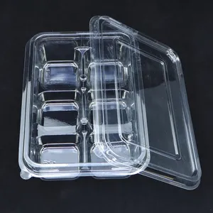 Plastic Cake Fruit Packaging Grape Blueberry Strawberry Clear Cherry Tomato Bakery Biscuit Food Packaging Box