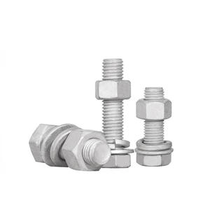 Vis hexagonale en acier au carbone HDG 4.8 6.8 8.8 Grade <span class=keywords><strong>DIN933</strong></span> <span class=keywords><strong>ISO4017</strong></span> - Product Image 2