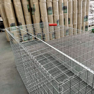 Super September Wholesale Heavy Welded Hot Dip Galvanized PVC <strong>Gabion</strong> Box Wall 200x100x50 at Factory Price ISO9001 New Design - Product Image 1