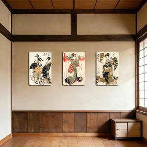 ป้ายโลหะสั่งทำพิเศษ ขนาด 20x30 ซม. ลายร้านน้ำชา ตกแต่งผนังบ้าน ภาพพิมพ์สวยงาม รีสตอร์ดอย่างประณีต ภาพโสเภณีและผู้หญิงญี่ปุ่น - Product Image 3