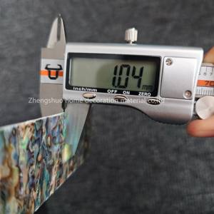 Fournisseur direct d'usine Coquillages naturels 140*40*3 MM Abalone & Nacre blanche Blancs pour meubles Plateau de table Incrustation de guitare - Product Image 6