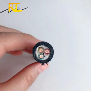 สายไฟฟ้า 06 1 KV ZRVV 3 แกน 2 คอร์ XLPE หุ้มฉนวน PVC ขนาด 3x6 ตร.มม. สายไฟฟ้า 4 ตร.มม. - Product Image 1
