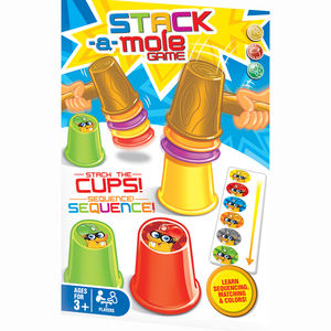 Apprentissage éducatif coloré empilable tasse jouet enfants jeux de société parent-enfant interactif whack-a-mole <span class=keywords><strong>jeu</strong></span> ensemble - Product Image 3
