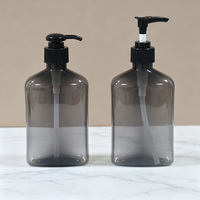 Flacon distributeur personnalisé rechargeable de 350 ml pour shampoing, gel douche et après-shampoing – Emballage cosmétique pour lotion et gel douche