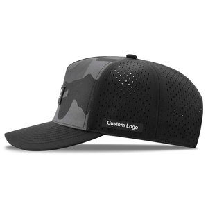 Gorras Trucker <span class=keywords><strong>de</strong></span> 5 Paneles Personalizadas al por Mayor con Logotipo <span class=keywords><strong>de</strong></span> Parche, Camuflaje, Malla Perforada con Láser, para Deportes Casuales al Aire Libre - Product Image 2