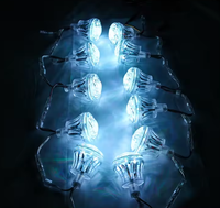 Lumière ponctuelle LED cabochon 60 mm 5050RGB IP67 étanche 24v Bande LED avec profil en aluminium Lumière ponctuelle LED de divertissement