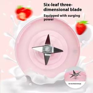 Extractor de Jugos Inalámbrico al por Mayor, de Gran Tamaño, Recargable por USB, Licuadora Portátil, Máquina Exprimidora de Frutas para el Hogar - Product Image 6