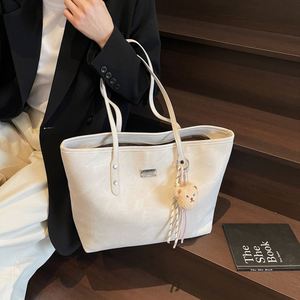Hot Sale Gradient Color PU Totes Daily Outdoor Work Tote Bag Waterproof Leather Handbags - Product Image 4