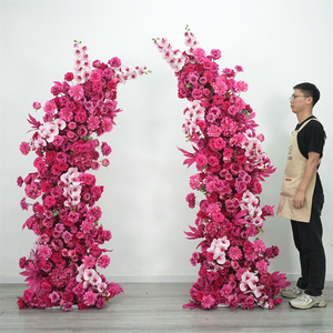 ซุ้มดอกไม้ประดิษฐ์ผ้าไหมสำหรับตกแต่งงานแต่งงานและงานปาร์ตี้ - Product Image 1