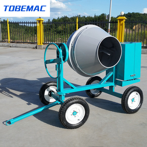ISO9001 gecertificeerde, goedkope, draagbare, handbediende, mobiele diesel-elektrische kleine mini-betonmixer met motorpomp, 400L - Product Image 3