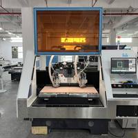Machine de fraisage de circuits imprimés à double broche de haute précision, 60000 tr/min, machine de perçage CNC haute vitesse avec base en granit