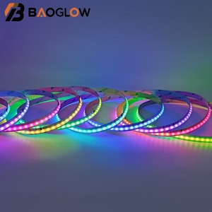 Three Line Iridescence 432 420 Led Ultra-Bright High-CRI <b>RGB</b> 24V Customizable COB LED Strip for Home Commercial Decor - Product Image 1