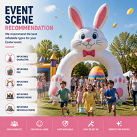 Tentes gonflables géantes personnalisées, arches et dispositifs gonflables pour Pâques, adaptés aux événements de Pâques et aux activités de loisirs en plein air