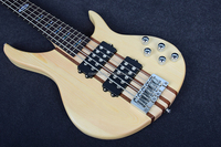 Guitare basse 5 cordes à manche traversant, vente en gros, directement de l'usine
