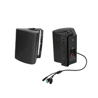 Conjunto de Altavoces de Pared IP de 5 Pulgadas, Altavoz de Red Estéreo Bidireccional, Sistema de Megafonía Multizona para Hoteles, Escuelas, Oficinas y Centros Comerciales