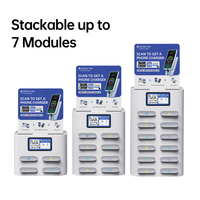 Advanced 8 Slot 35W Universal Power Bank Sharing Station Aéroports Stations de métro Zones touristiques Opportunité de franchise à profit élevé