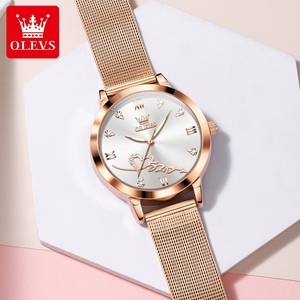 <span class=keywords><strong>Montres</strong></span> à quartz pour femmes OLEVS 5530 OEM, design classique de luxe, étanches, avec logo personnalisé, tendance et populaires. - Product Image 4