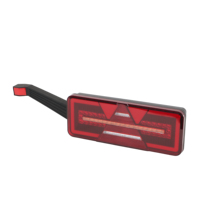 Feu arrière combiné LED 360 mm avec feux de position, durable, pour camion et remorque (feu stop/clignotant/feu arrière/feu de recul/feu antibrouillard arrière)