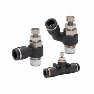 Pisco ชิ้นส่วนนิวเมติกวาล์วปีกผีเสื้อแบบเข็ม JNC12 - Product Image 1