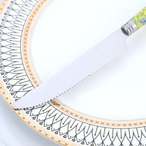 Ensemble d'ustensiles en acier inoxydable, ustensiles de table, couteaux, fourchettes, cuillères, 24 pièces, poignée en plastique, ensembles de couverts, nouveau - Product Image 4