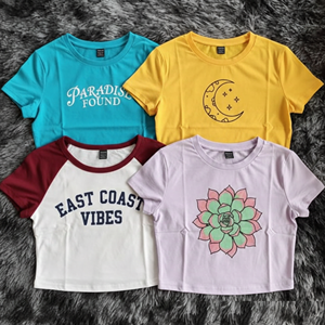 Custom LOGO 100% Cotton High Quality Women's Crop Top Puff Wholesale Plus Size <b>Sexy</b> Girl's <b>T</b>-<b>shirts</b> Clothing Summer Tank Top - Product Image 6