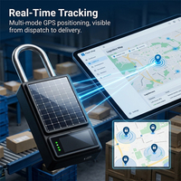 Serrure électronique intelligente 4G IoT par satellite pour conteneur, étanche, avec GPS GLONASS et application Android pour la surveillance douanière et transfrontalière