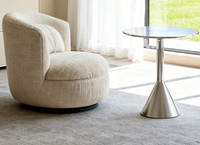 Fauteuil lounge minimaliste moderne, canapé une place amélioré, mobilier individuel pour salons et balcons