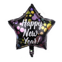 Ballons en aluminium pour bouteilles de vin, thème Nouvel An, ballons en forme de ruban et de bannière pour boîte cadeau champagne, décoration de fête du Nouvel An, vente en gros