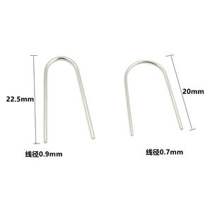 Stainless Steel U-Shaped Ear <b>Hooks</b> For <b>Earring</b> Making DIY Jewelry Accessories Gold And Silver Color 304 316 Grade Smooth Finish - Product Image 4