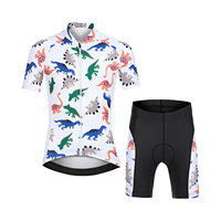 Ensemble de cyclisme pour enfants personnalisé, série animaux du zoo été 2025, extensible dans quatre sens, respirant, écologique, anti-humidité