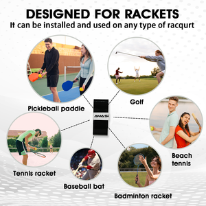 AMA SPORT Overgrip Assorbente con Logo Personalizzato - Materiale PU Morbido e Sottile per Protezione Completa in Tennis, Badminton, Padel e <span class=keywords><strong>Squash</strong></span> - Product Image 4