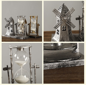 Creativo Retro Oficina <span class=keywords><strong>Reloj</strong></span> <span class=keywords><strong>de</strong></span> <span class=keywords><strong>arena</strong></span> Faros Adorno <span class=keywords><strong>de</strong></span> <span class=keywords><strong>arena</strong></span> que fluye <span class=keywords><strong>Reloj</strong></span> <span class=keywords><strong>de</strong></span> <span class=keywords><strong>arena</strong></span> Molinos <span class=keywords><strong>de</strong></span> viento Decoraciones <span class=keywords><strong>de</strong></span> hierro Estilo europeo - Product Image 6