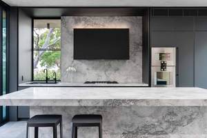 Cbmmmart nhà bếp tủ tường sơn mài tủ đá cẩm thạch đảo đồ nội thất nhà bếp cho biệt thự căn hộ khách sạn - Product Image 2