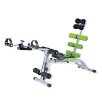 Nouvel appareil d'entraînement abdominal manuel élégant Total Core avec mousse et acier inoxydable