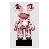 Ours en résine style Graffiti pouces, Sculpture d'extérieur en brique, taille de vie, en vente