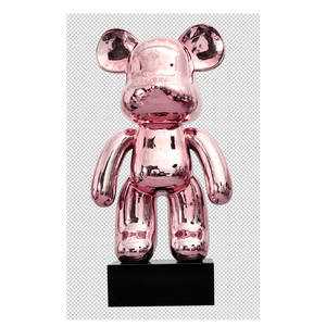 شاشة عرض للمناطق المفتوحة الديكور الراتنج الكتابة على الجدران الطوب الدب النحت الحياة حجم البسيطة الطوب الدب على بيع - Product Image 6