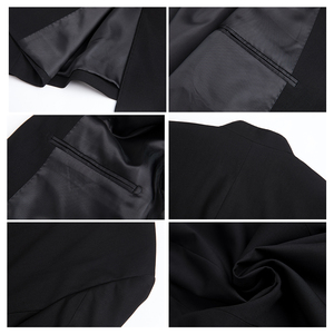 Completo Due Pezzi Stile Asiatico Premium, Giacca e Pantaloni Slim Fit su Misura, Elegante Abbigliamento da Lavoro per <span class=keywords><strong>Uomo</strong></span>, Vendita all'Ingrosso - Product Image 6
