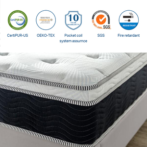 Các Nhà Máy Tốt Nhất Cuộn Ngủ Cũng Bộ Nệm Đầy Đủ Inch Trong Một Hộp Vua Đôi Gel Bộ Nhớ Bọt Mùa Xuân Nệm - Product Image 2