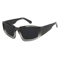 Lunettes de soleil sportives polarisées pour hommes James O Trendy à monture angulaire en acétate, idéales pour le cyclisme et la conduite, protection UV400, style punk, Gafas De Sol
