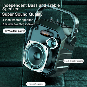 Altavoz <span class=keywords><strong>de</strong></span> Karaoke <span class=keywords><strong>de</strong></span> gran potencia Altavoz exterior <span class=keywords><strong>de</strong></span> alta calidad con micrófono <span class=keywords><strong>de</strong></span> mano y <span class=keywords><strong>equipo</strong></span> <span class=keywords><strong>de</strong></span> <span class=keywords><strong>sonido</strong></span> <span class=keywords><strong>Bluetooth</strong></span>/amplificador/altavoces - Product Image 4