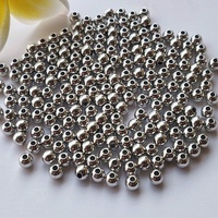Yiwu Usine En Gros 6mm Imitation Perle ABS Or Couleur En Plastique Perles En Vrac pour La Fabrication De Bijoux