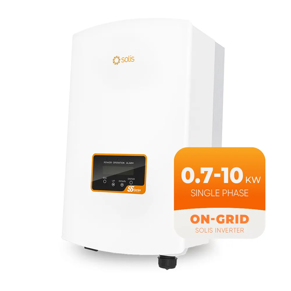 Solis năng lượng mặt trời biến tần 2.5kW 3KW 4Kw 5KW 6KW 10KW trên lưới giai đoạn duy nhất 220V cho EU thị trường