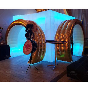 Portable Waterproof PVC/Oxford Material <b>Inflatable</b> 360 Photo Booth Enclosure Backdrop Wedding Camera Tent Customized <b>Inflatable</b> - Product Image 1