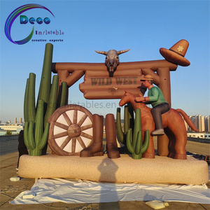 Ballon <span class=keywords><strong>gonflable</strong></span> Western <span class=keywords><strong>Cowboy</strong></span> et marqueur géant de costume pour festivals et décorations - Product Image 2